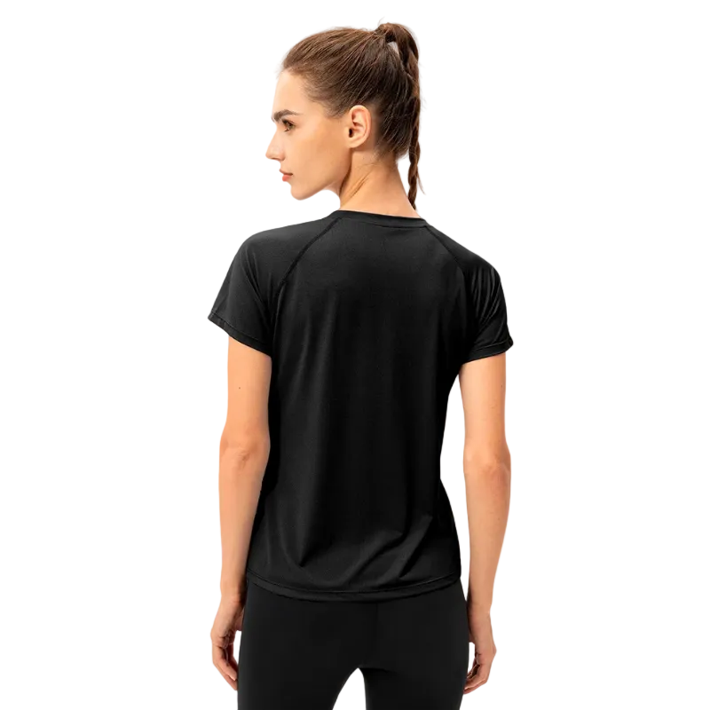 Camiseta Esportiva Feminina FlexMove - Ultra-leve e Respirável