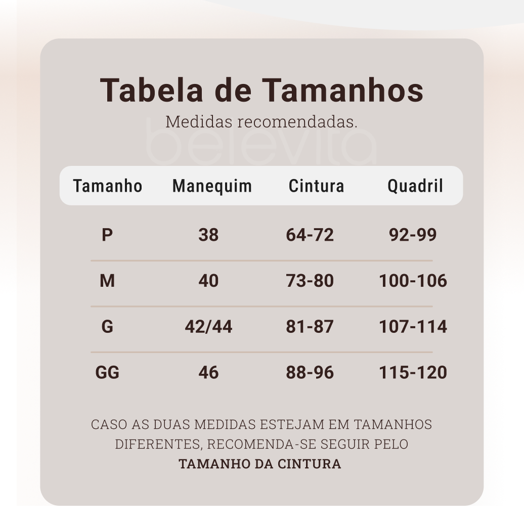 Bazar Belevita - Short Modelador Skin Compression sem costura