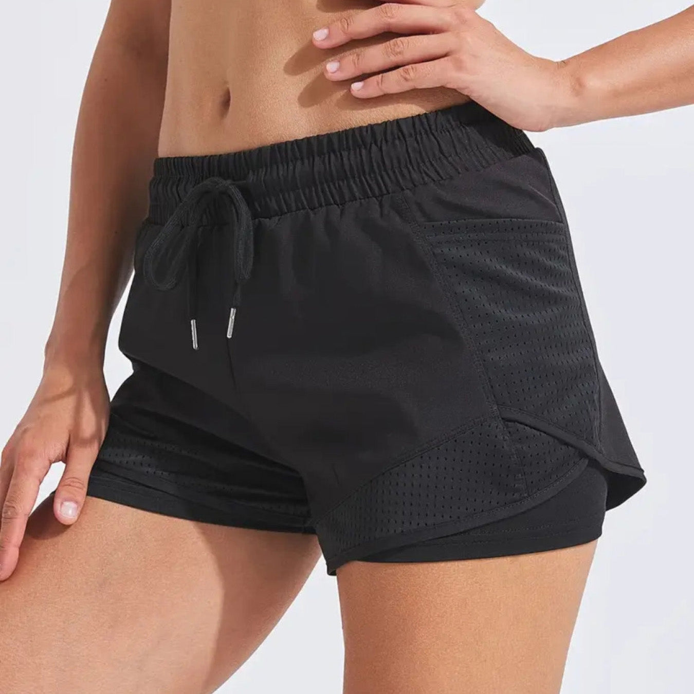 Short Esportivo Performance UltraFit - Dupla face, Leve, Respirável e com Bolsos | Compre 1 LEVE 2
