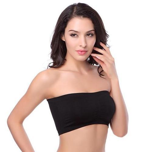 Top Feminino sem alças Preto Belevita