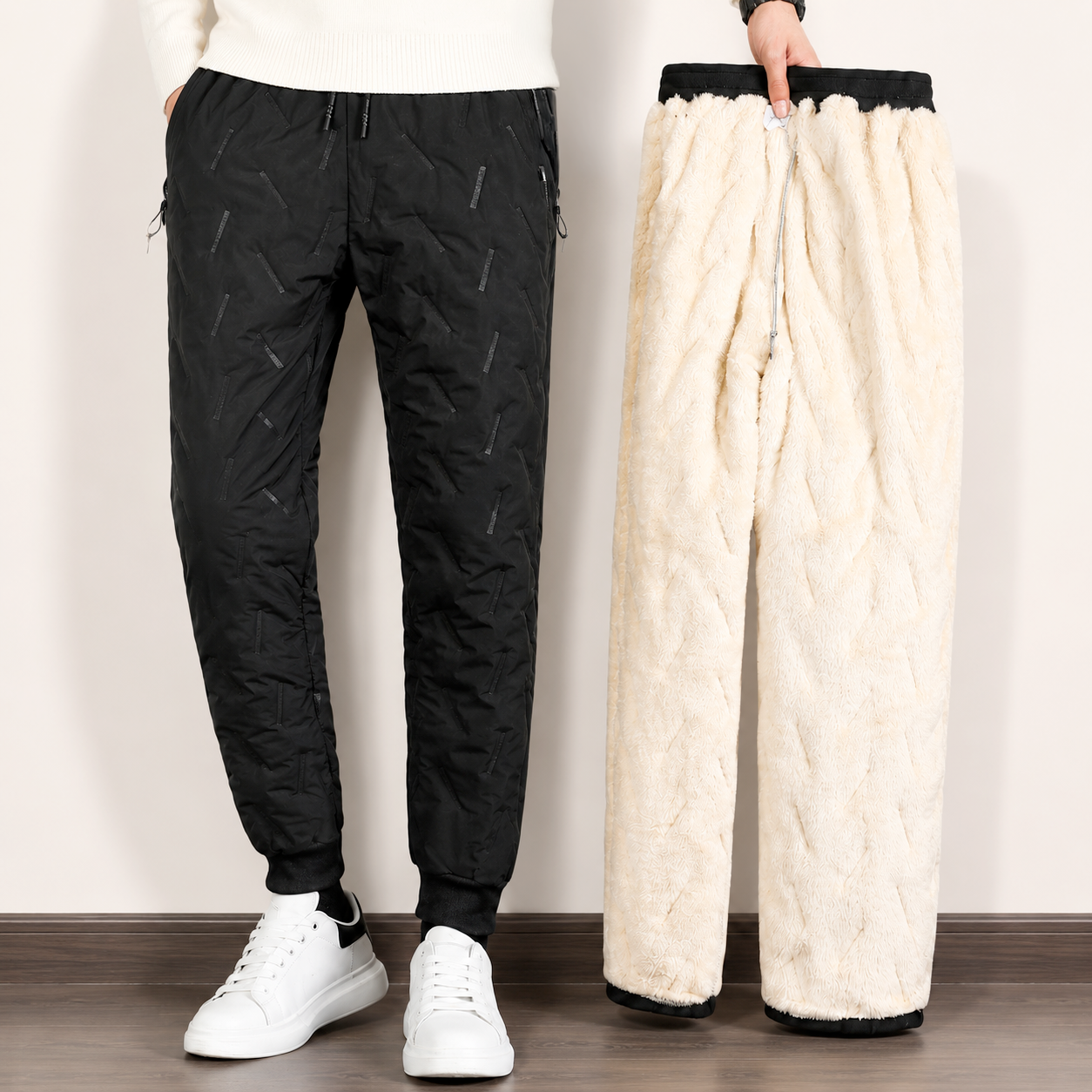 Conjunto Térmico Colete + Calça Impermeável Confort Size Premium - com Forro de Lã | + Meia Térmica de Brinde