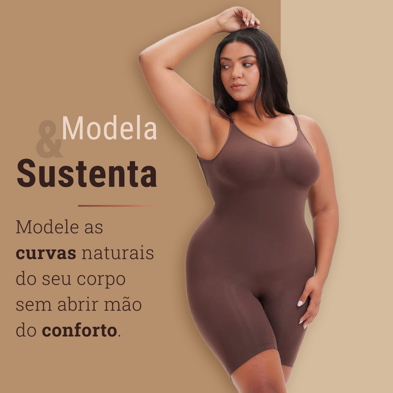 Body Modelador - Up Shaper - Compre 1 Leve 2 + Brinde Calcinha Modeladora (Tanga / Fio)