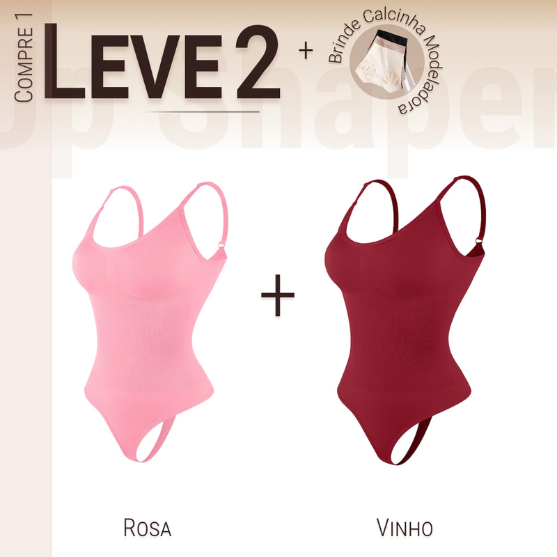 Body Modelador - Up Shaper - Compre 1 Leve 2 + Brinde Calcinha Modeladora | LANÇAMENTO NOVAS CORES