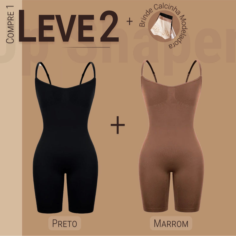 Body Modelador - Up Shaper - Compre 1 Leve 2 + Brinde Calcinha Modeladora