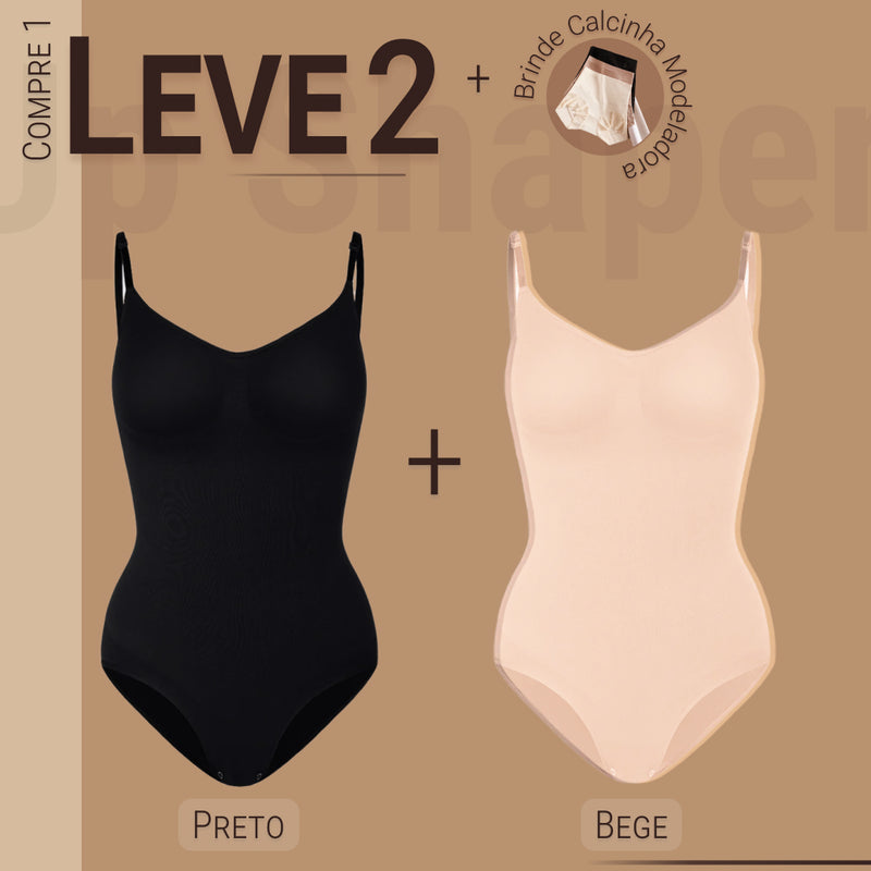 Body Modelador - Up Shaper - Compre 1 Leve 2 + Brinde Calcinha Modeladora