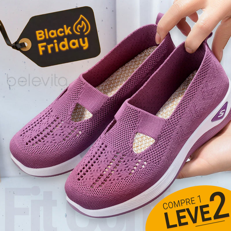 Tênis Ortopédico Feminino Fit Confort | PAGUE 1 LEVE 2 - ESQUENTA BLACK FRIDAY