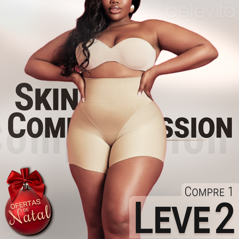 Short Modelador Skin Compression sem costura | PAGUE 1 LEVE 2