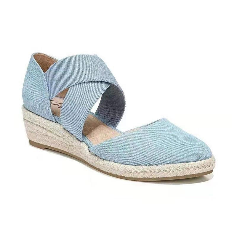 Sandália Feminina para caminhadas Azul Glamour Belevita