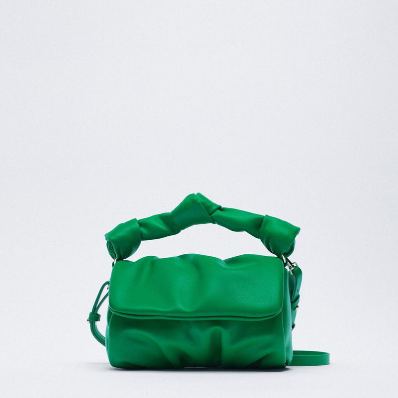  Bolsa Feminina Transversal Verde Mini Fold Belevita