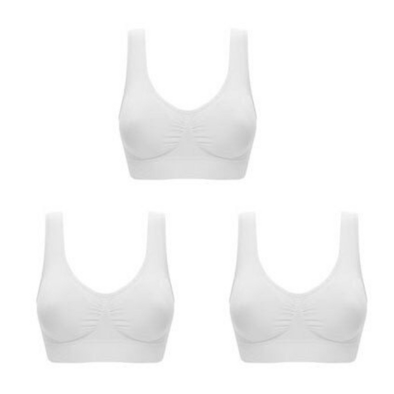 Sutia Top Feminino Branco Belevita 